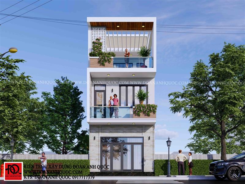 Thiết kế nhà Phan Thiết, Xây nhà trọn gói Phan Thiết, Thi công nhà trọn gói Phan Thiết, Thiết kế Thi công nội thất Phan Thiết Bình Thuận, Công ty Xây dựng Bình Thuận, Thiết kế nhà Bình Thuận, Xây nhà trọn gói Bình Thuận. Thi công xây dựng trọn gói Phan Thiết- Mẫu nhà 3 tầng hiện đại Võ Văn Kiệt Phan Thiết